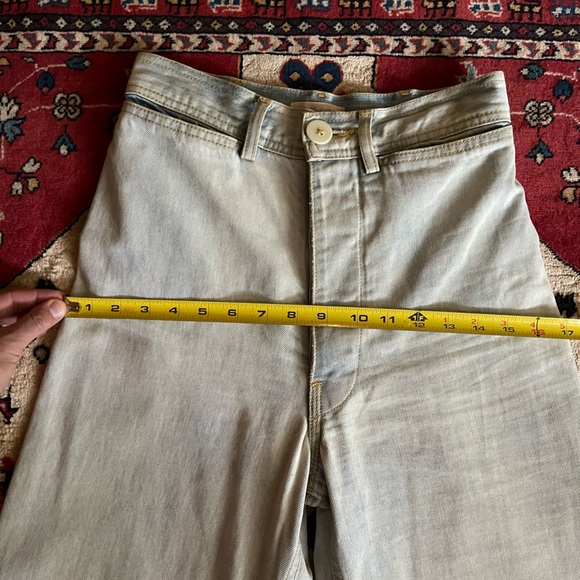 Jesse Kamm - 🇺🇸 American Bleached Denim Sailor Jeans - Archived Wash HTF - Picture 6 of 15